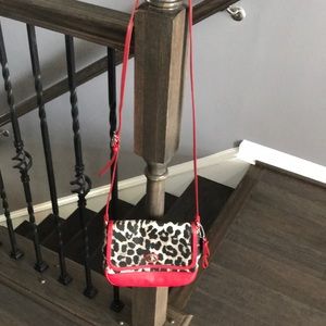 Gently used crossbody Coach purse